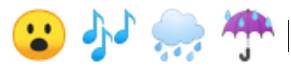 several example emoji.